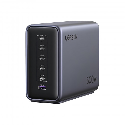 Зарядний пристрій UGREEN Nexode 500W GaN Ultra Power Station